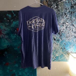Dogfish Head Men's Purple and Blue T-shirt